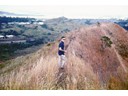 Howard hiking on the ridges above Clark Air Base