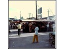 Checkpoint area and local vendors