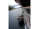 People boarding the Sea Eagle Safari excursion