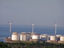 Wind farm in Copenhagen harbor