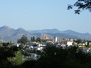 Old Volcanos in Backgournd