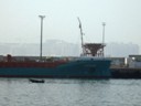 Small Fishing Boat in Tangier Harbor