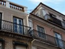 TV Antenna mixed with Wrought Iron Railings