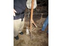 Field shovel in a home in Ollantaytambo