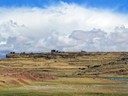Sillustani Ruins on hill
