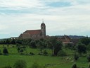 Small town church, France